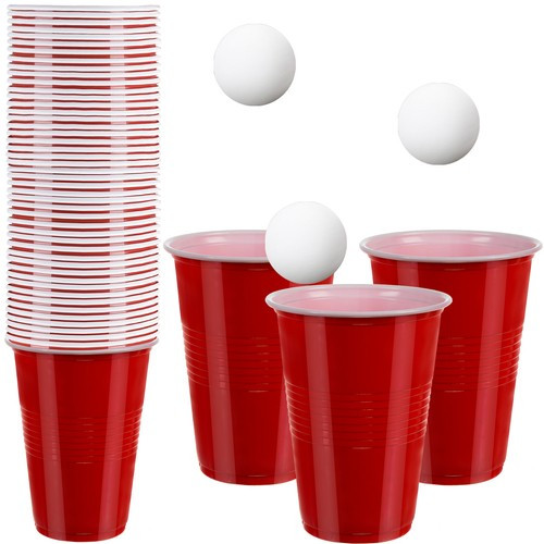 Beer Pong játék - 50 csésze Ruhhy 21232