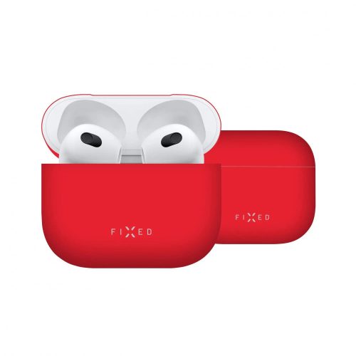 Fixed Silky Apple Airpods 3 Tok - Piros