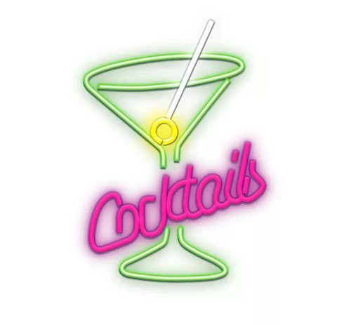 Forever Neon Plexi LED világítás - Cocktails