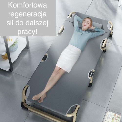 Összecsukható utazóágy BUSINESS, kemping, kenu PREMIUM 75 cm - szürke 3