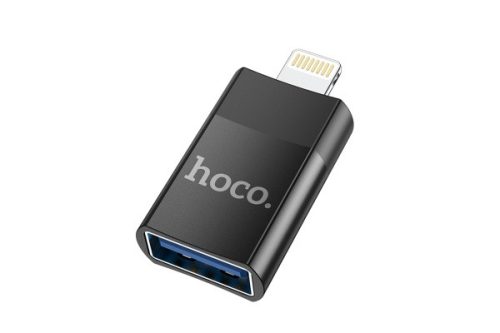 HOCO UA17 LIGHTNING  / USB 2.0 ADAPTER FEKETE