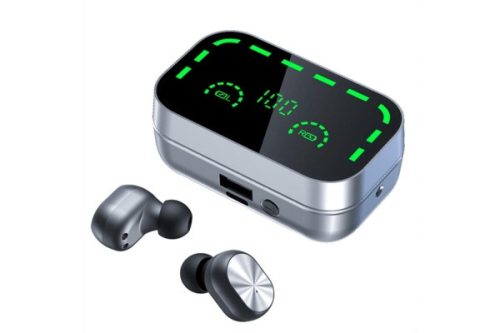 YD05 BLUETOOTH TWS HEADSET FEKETE