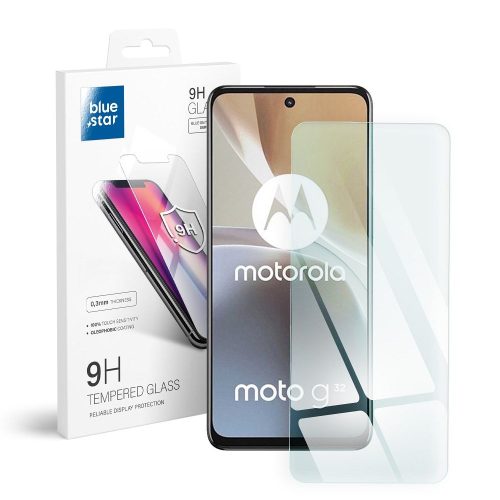 Edzett üveg kék csillag - Motorola G32