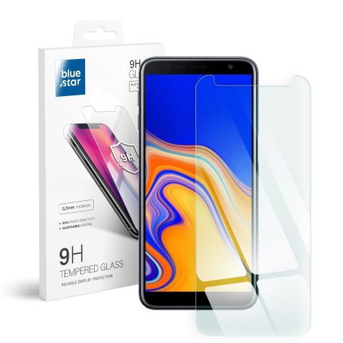 Samsung Galaxy J6 Plus Blue Star edzett üvegfólia