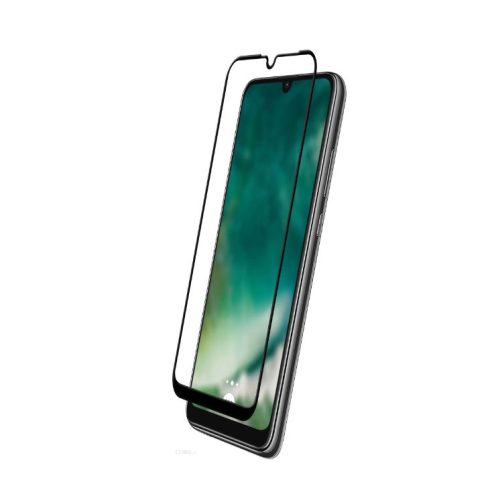 Xqisit Tough Glass Huawei Y6 2019 teljes képernyős kijelzővédő üvegfólia fekete