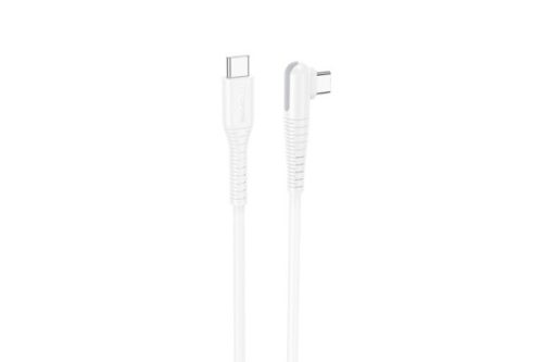 BOROFONE BX105 CORRIENTE USB TYPE-C / TYPE-C 60W KÁBEL 1 MÉTER FEHÉR