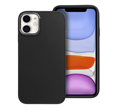 Frame Apple iPhone 11 szilikon tok, fekete