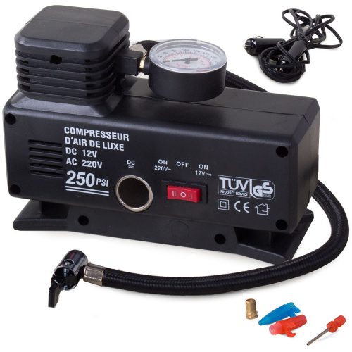 Autó kompresszor szivattyú 230v 12v 250 psi