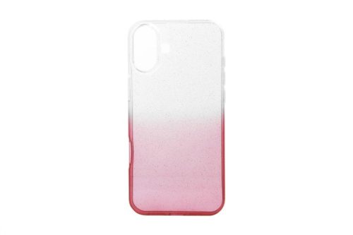 SZÍNÁTMENETES CSILLOGÓS TPU TOK IPHONE 16 6.1 PIROS