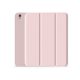 Apple iPad 10.9 (2022) tablet tok (Smart Case) on/off funkcióval, Apple Pencil tartóval - Devia Rosy Series Leather Case With Pencil Slot - pink