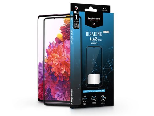 Samsung G780F Galaxy S20 FE/S20 FE 5G edzett üveg képernyővédő fólia - MyScreen Protector Diamond Glass Lite Edge2.5D Full Glue - black