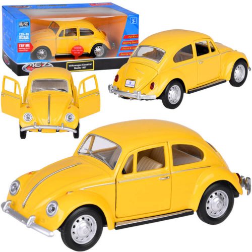 Gyűjtőautó Volkswagen Classical Beetle 1967 1:36 fém autó fény hang ZA5055