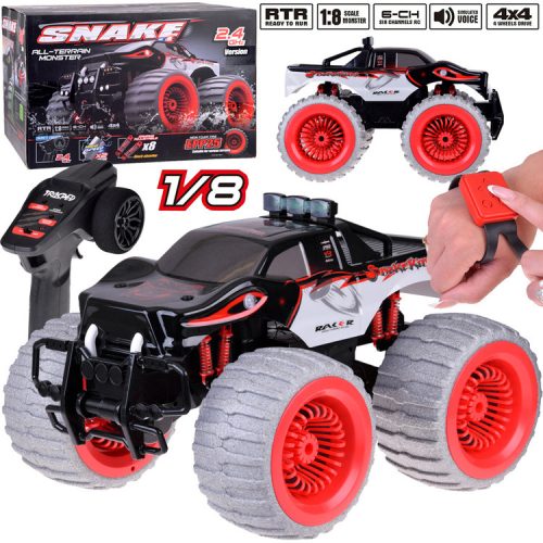 Giant Car Monster Snake 4x4 zenei fények 360 fokban sodródnak. RC0633 távirányító