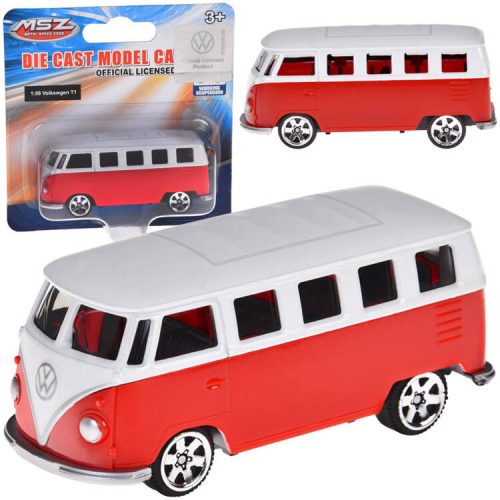 Engedélyezett fémautó Volkswagen T1 1:56 rugó ZA5063