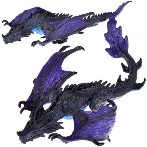 Purple Dragon Figurine Majestic sárkány mozgatható szájjal ZA5023