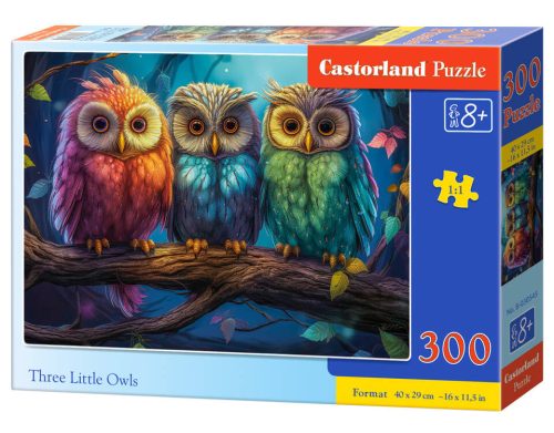 Puzzle 300 B-030545 Három kis bagoly