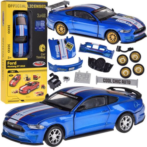 Fém autó garnitúra TUNING engedéllyel Ford Mustang GT 1:42 ZA5057