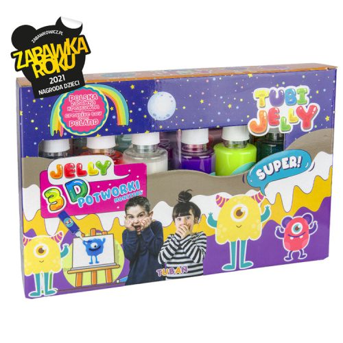 TUBAN kreatív készlet Tubi Jelly zselés figurák Monsters 6 szín ZA5537