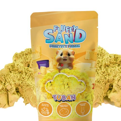 TUBAN Fluffy szenzoros homok illatú Fluffy sárga 90g ZA5538