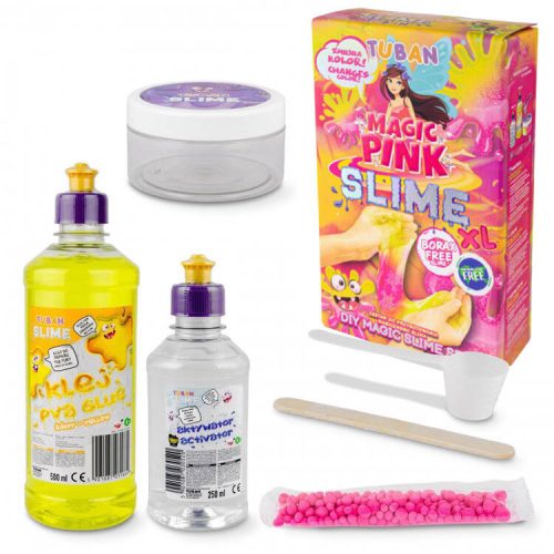 Tuban Slime Magic Pink XL kreatív készlet színe megváltozik ZA5166