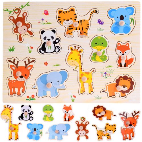 Fa puzzle ANIMALS puzzle 10 db ZA4721