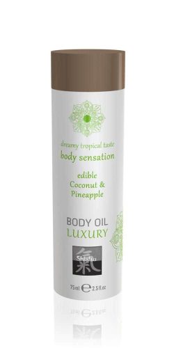 Luxury body oil edible - Coconut & Pineapple 75ml