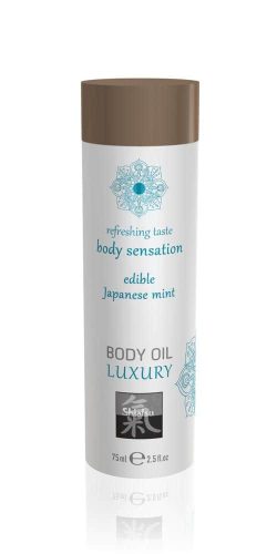 Luxury body oil edible - Japanese Mint 75ml