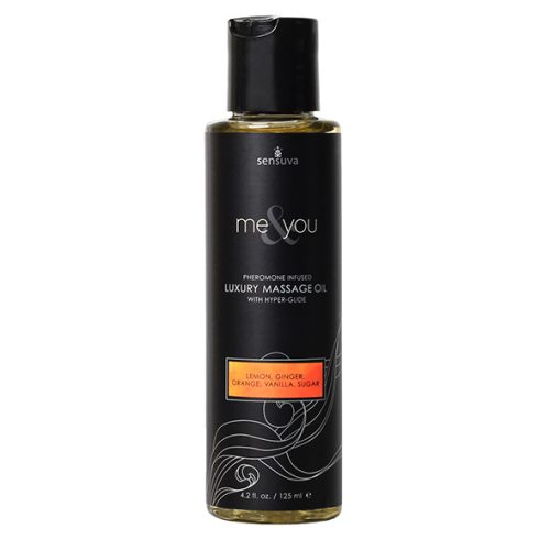 Sensuva - Me & You Lemon,Ginger,Orange,Vanilla&Sugar Massage Oil 125 ml