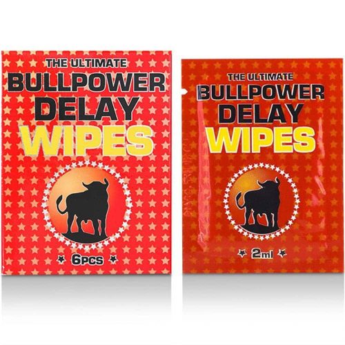 Bull Power: Wipes Delay késleltető kendő 6 darab x 2 ml