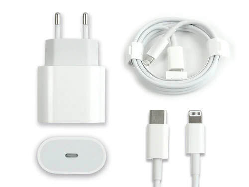 Iphone  MHJE3ZM/A PD 20W Hálózati Töltő+ Type C Lightning Adat- és töltőkábel MK0X2ZM/A 1 méter