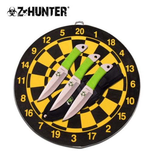 Z-Hunter dobókés készlet céltáblával, ZB154SET